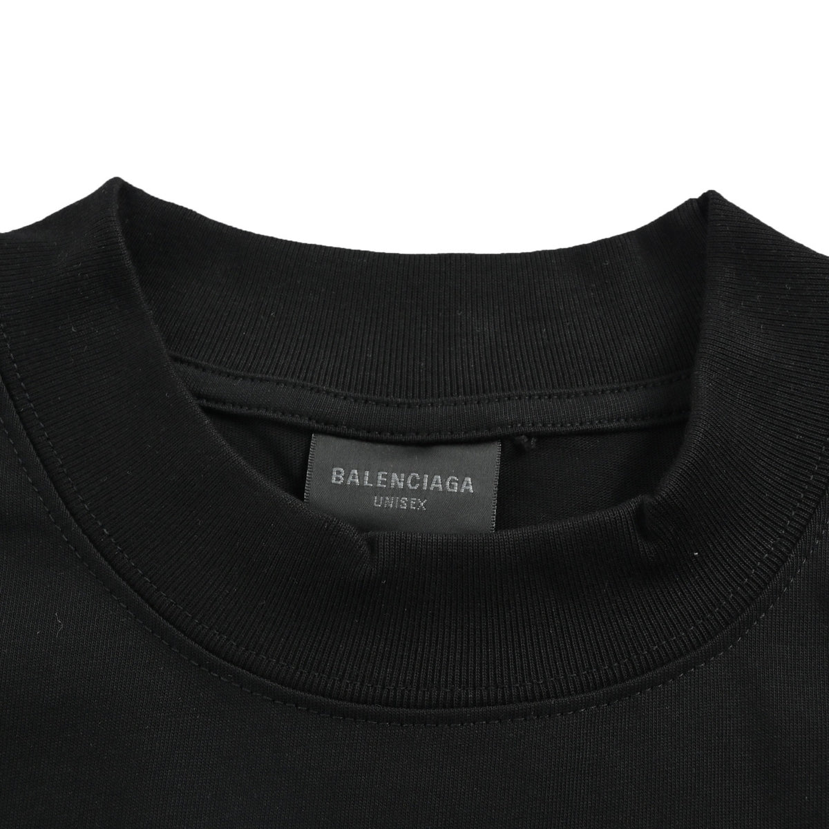 Balenciaga 26ss heavy-duty patch embroidered short sleeves