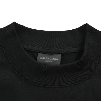 Balenciaga 26ss heavy-duty patch embroidered short sleeves