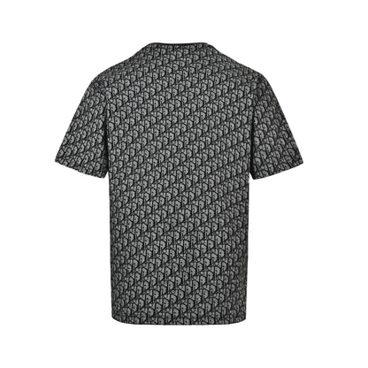 Dior 26ss all-over presbyopia jacquard short sleeves