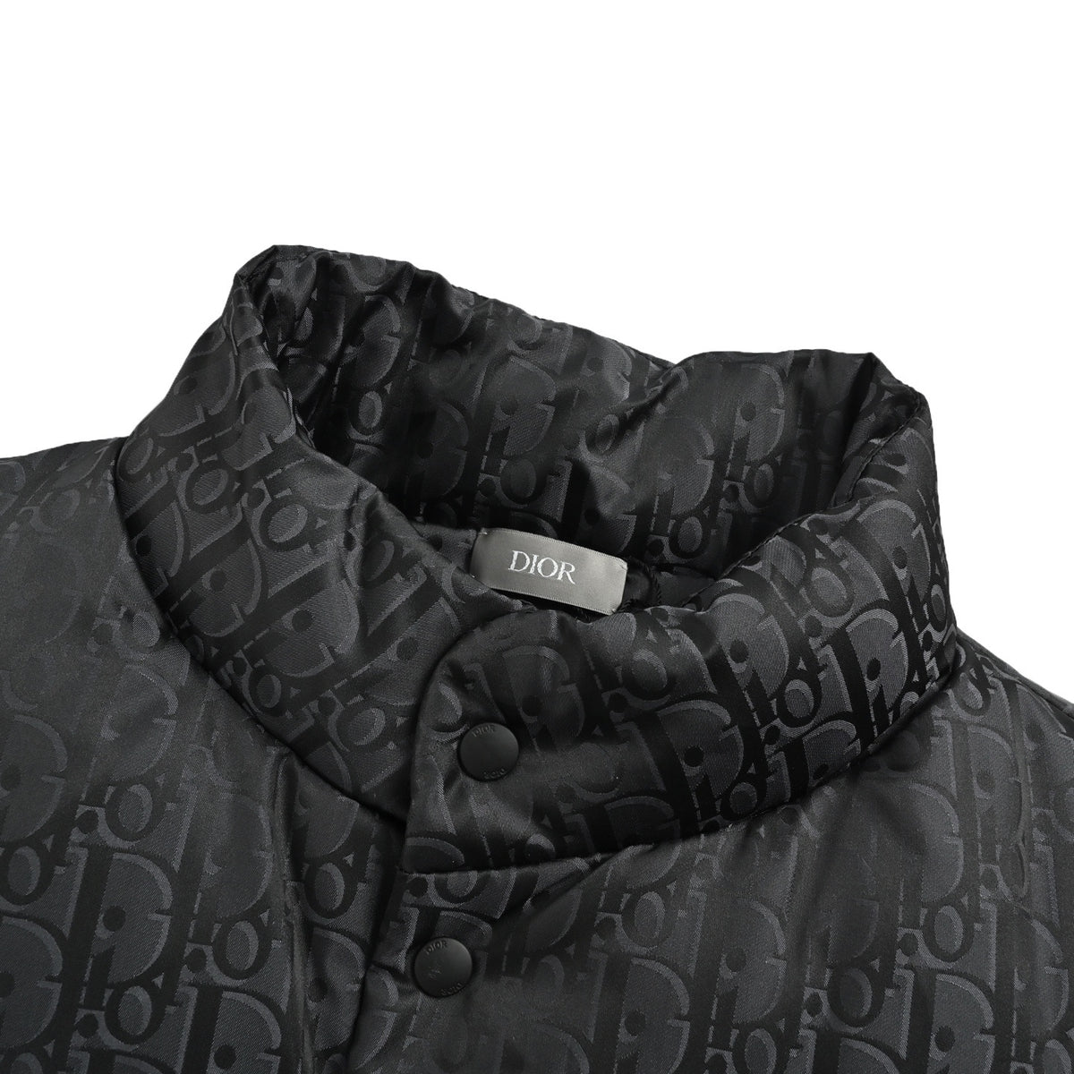 Dior 25Fw new fabric old flower jacquard down vest