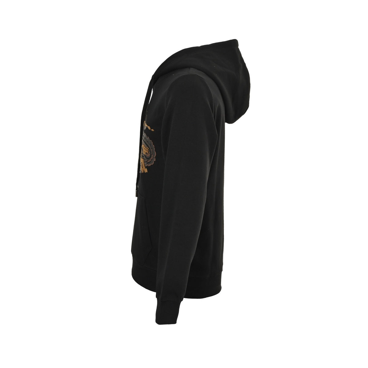 Burberry 25Fw flocked pony print hooded sweatshirt