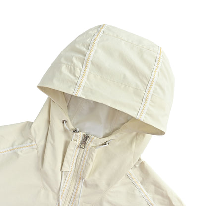 Moncler/Meng Mouth Apricot Flap Pocket Hooded Jacket
