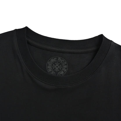Chrome Hearts/Chrome Heart Skull Cross Print Short Sleeve