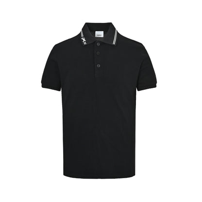 Burberry classic neckline war horse embroidered Polo short sleeves