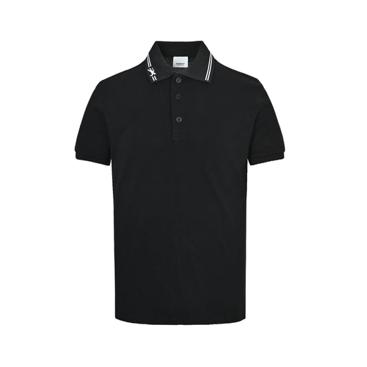 Burberry classic neckline war horse embroidered Polo short sleeves