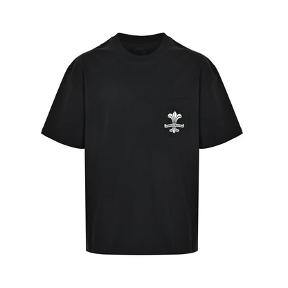 Chrome Hearts/Chrome Heart Pocket Cross Print Short Sleeve