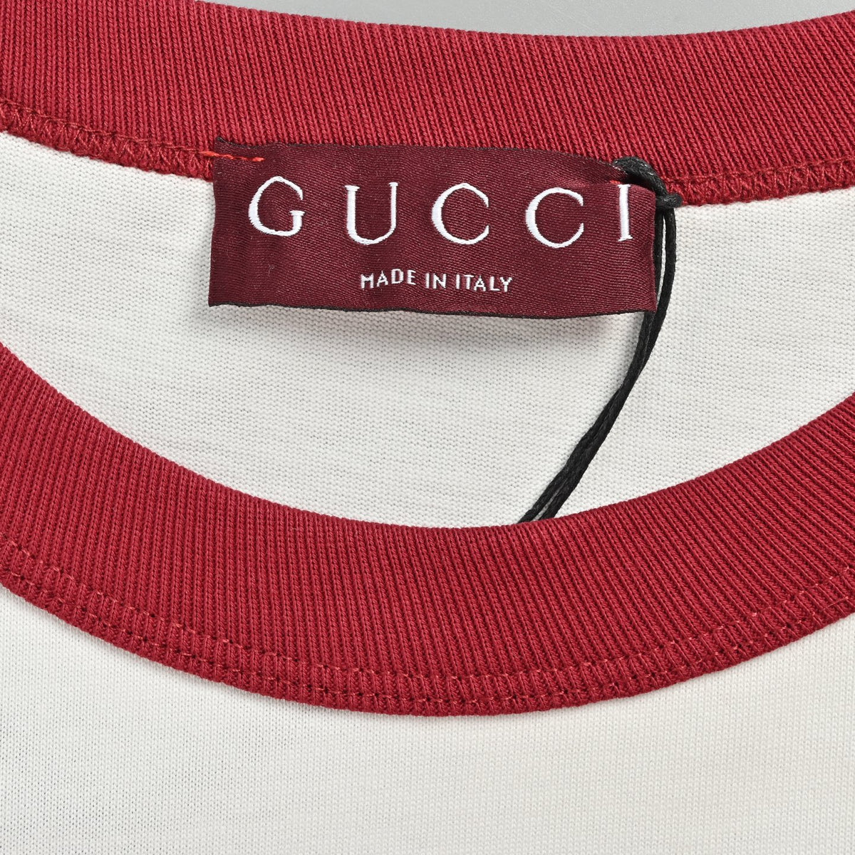 Gucci 1921 logo embroidered short sleeves