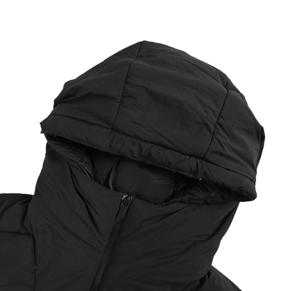 Moncler/Mask Fusain hooded down jacket