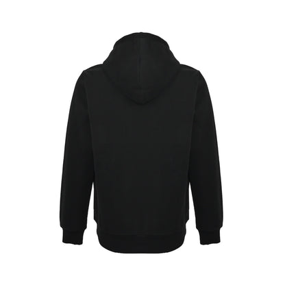 Loewe/Luo Yiwei 25Fw leather logo printed hooded sweatshirt