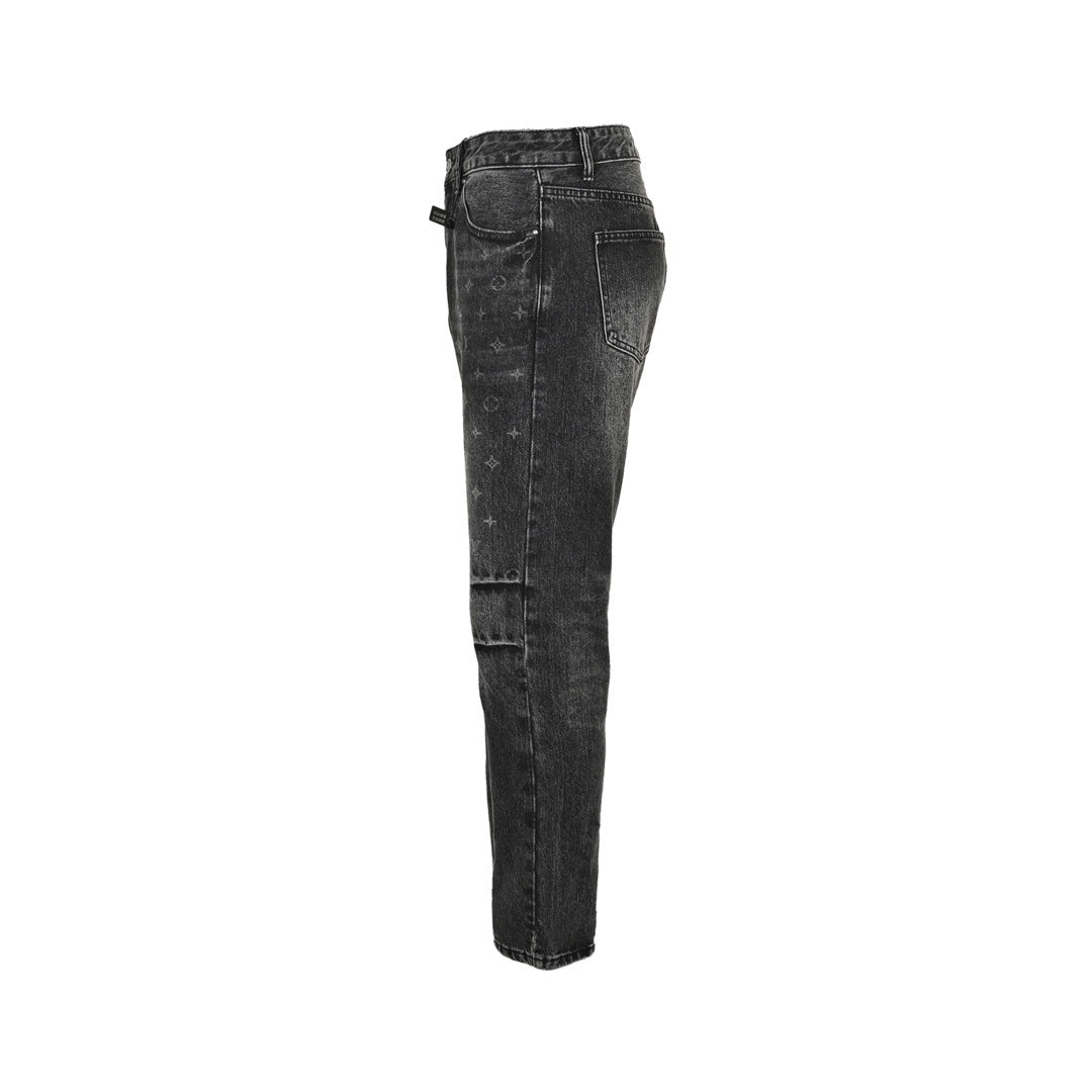 LouisVuitton/Louis Vuitton back pocket western denim trousers