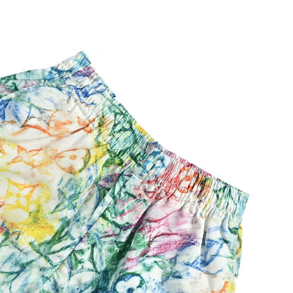 Louis Vuitton 21ss crayon graffiti nylon beach shorts