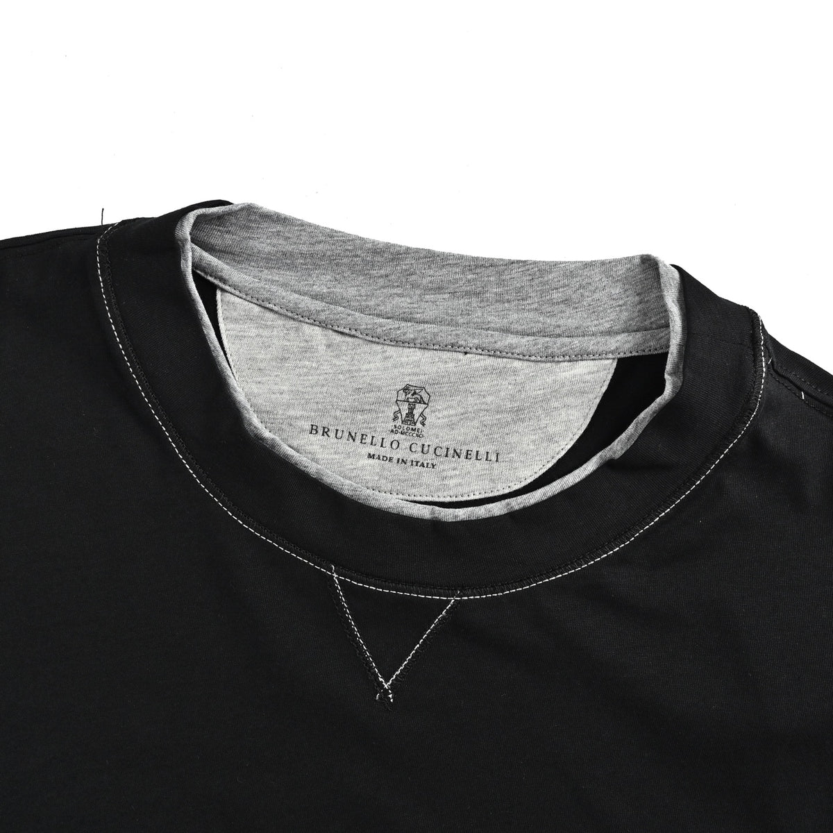 Brunello Cucinelli BC 26ss small logo embroidered short sleeves