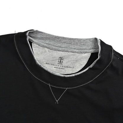 Brunello Cucinelli BC 26ss small logo embroidered short sleeves
