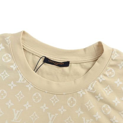 Louis Vuitton 25ss classic old flower gradient printed short sleeves