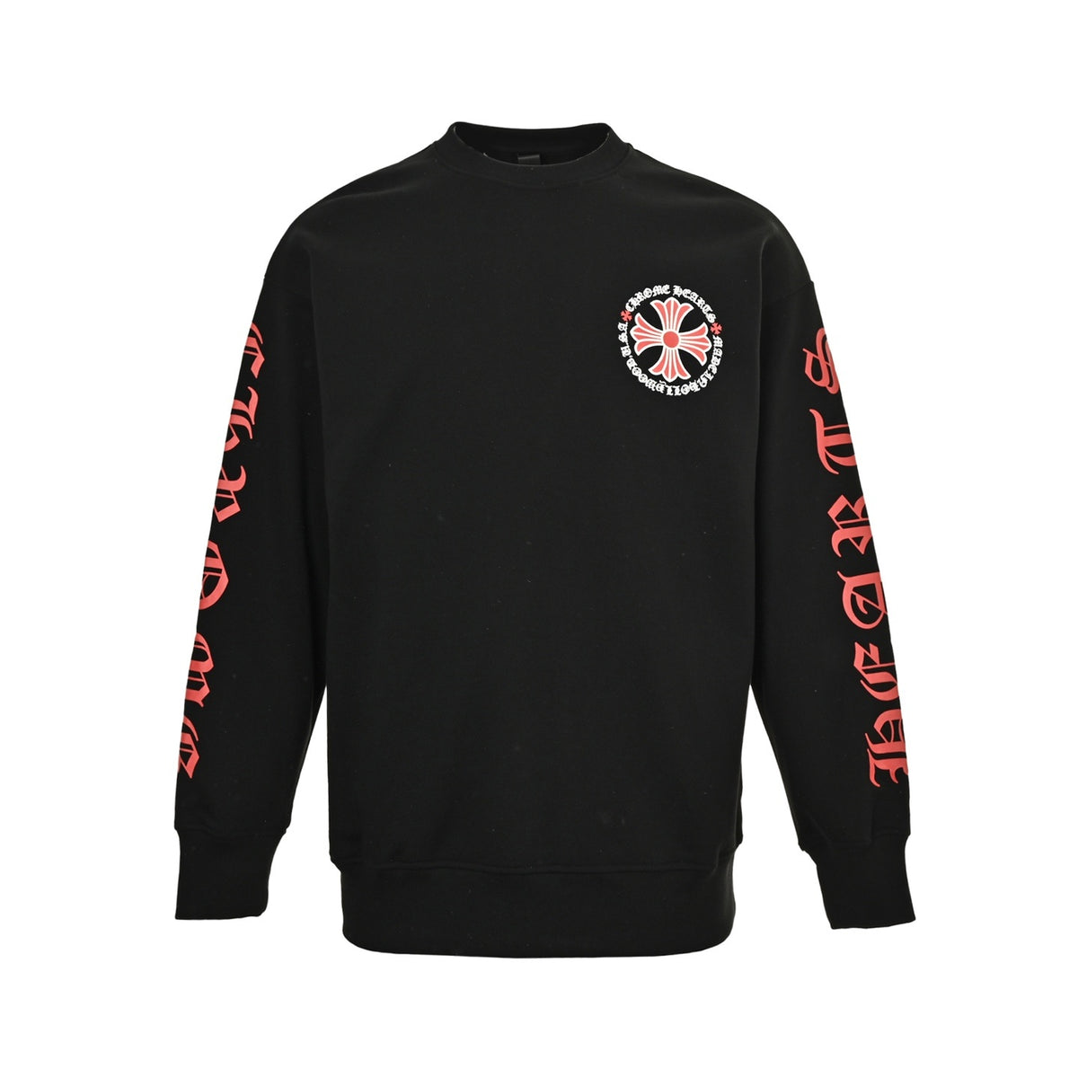 Chrome Hearts/Chrome Heart 25Fw front and back cross Sanskrit logo printed sweatshirt