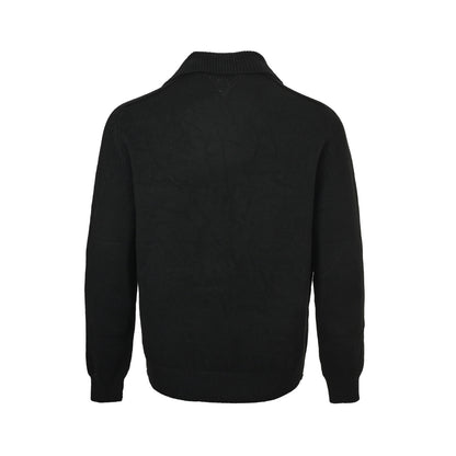 Burberry patch war horse cashmere sweater cardigan