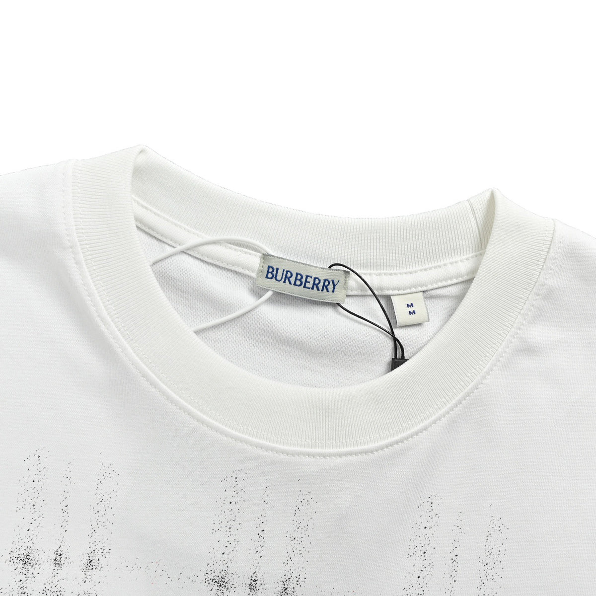 Burberry 26ss gradient fuzzy plaid printed short sleeves