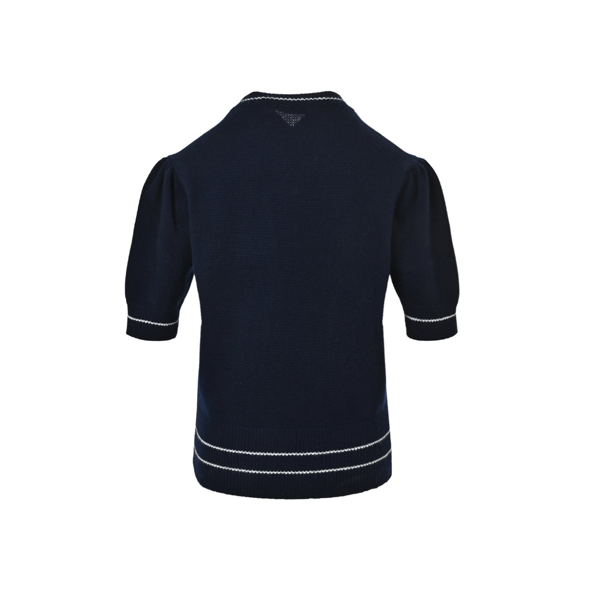 Dior five-pointed star letter knitted sweater short sleeves