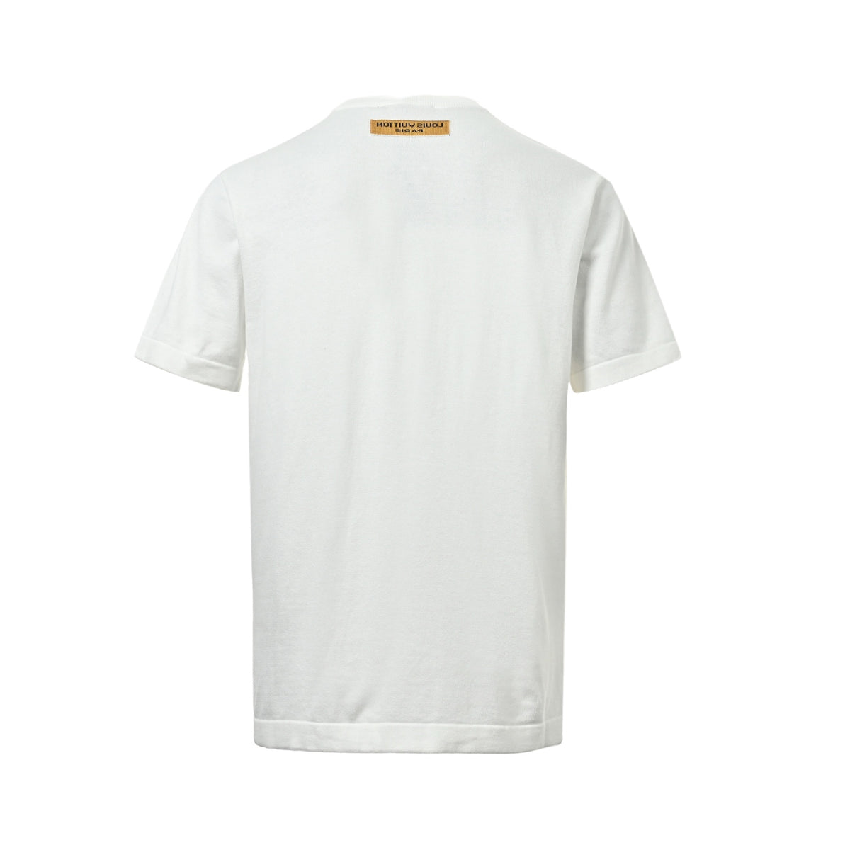 Louis Vuitton aircraft jacquard round neck knitted short sleeves