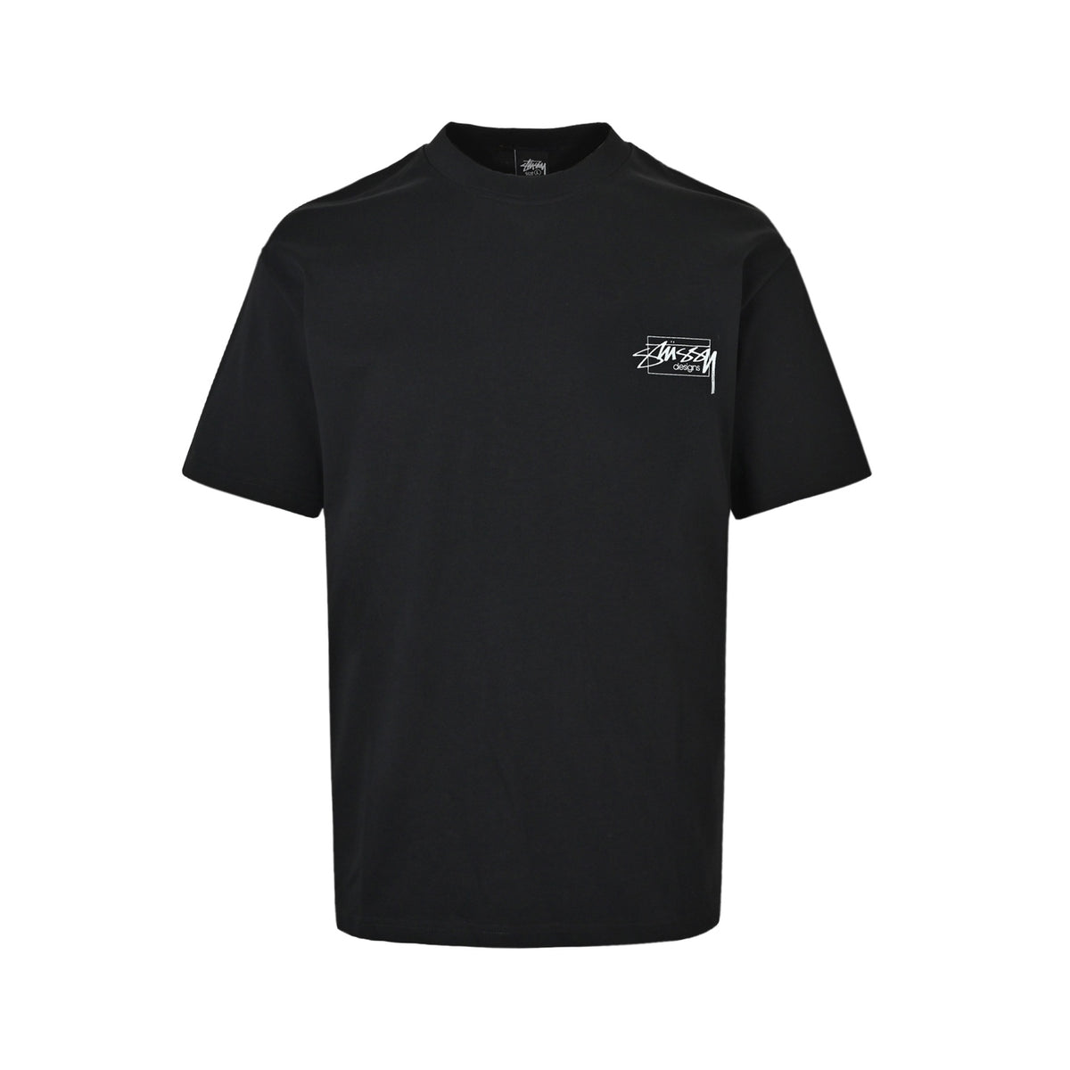 Stussy 26ss back box letter printed short sleeves