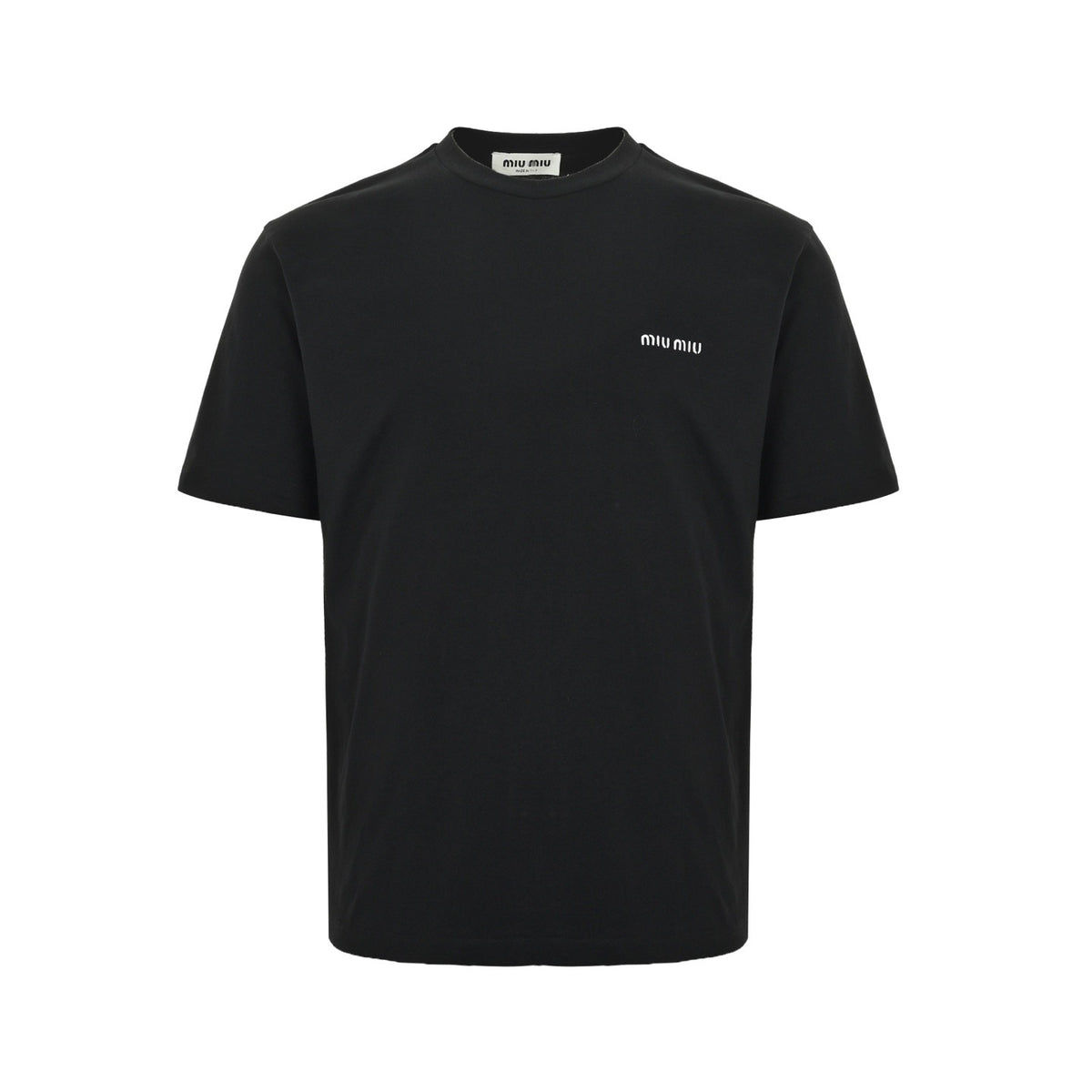 Miu Miu 26ss letter logo embroidered short sleeves