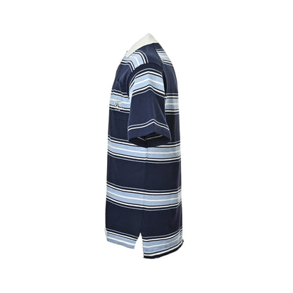 Dior lily of the valley embroidered striped Polo short sleeves