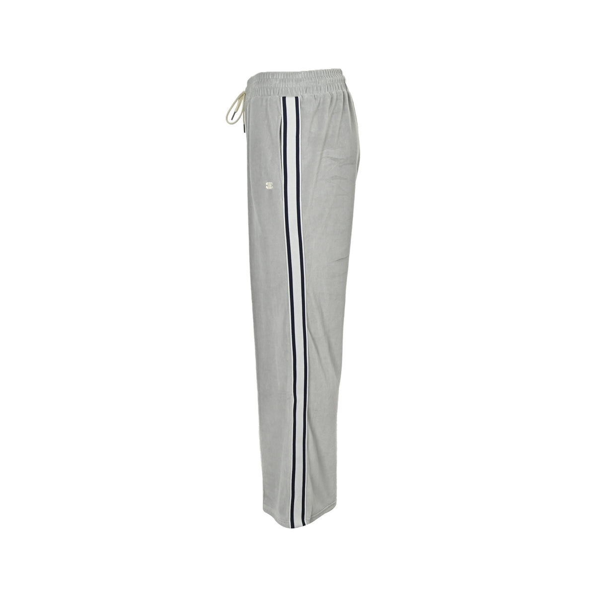 Celine Arc de Triomphe embroidered striped suit trousers