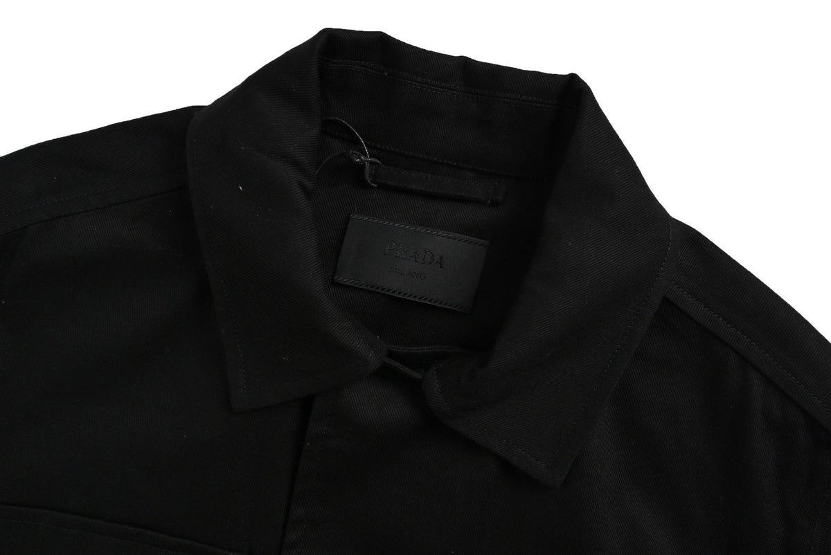 Prada four-pocket cotton work style jacket