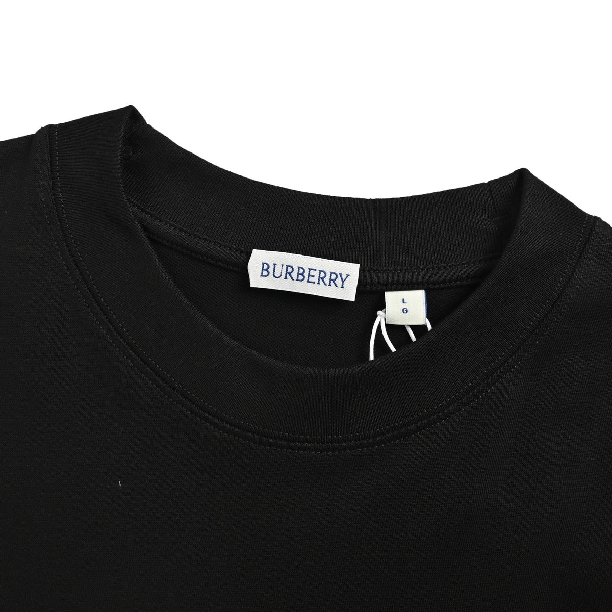Burberry war horse plaid gradient equestrian knight long-sleeved T-shirt