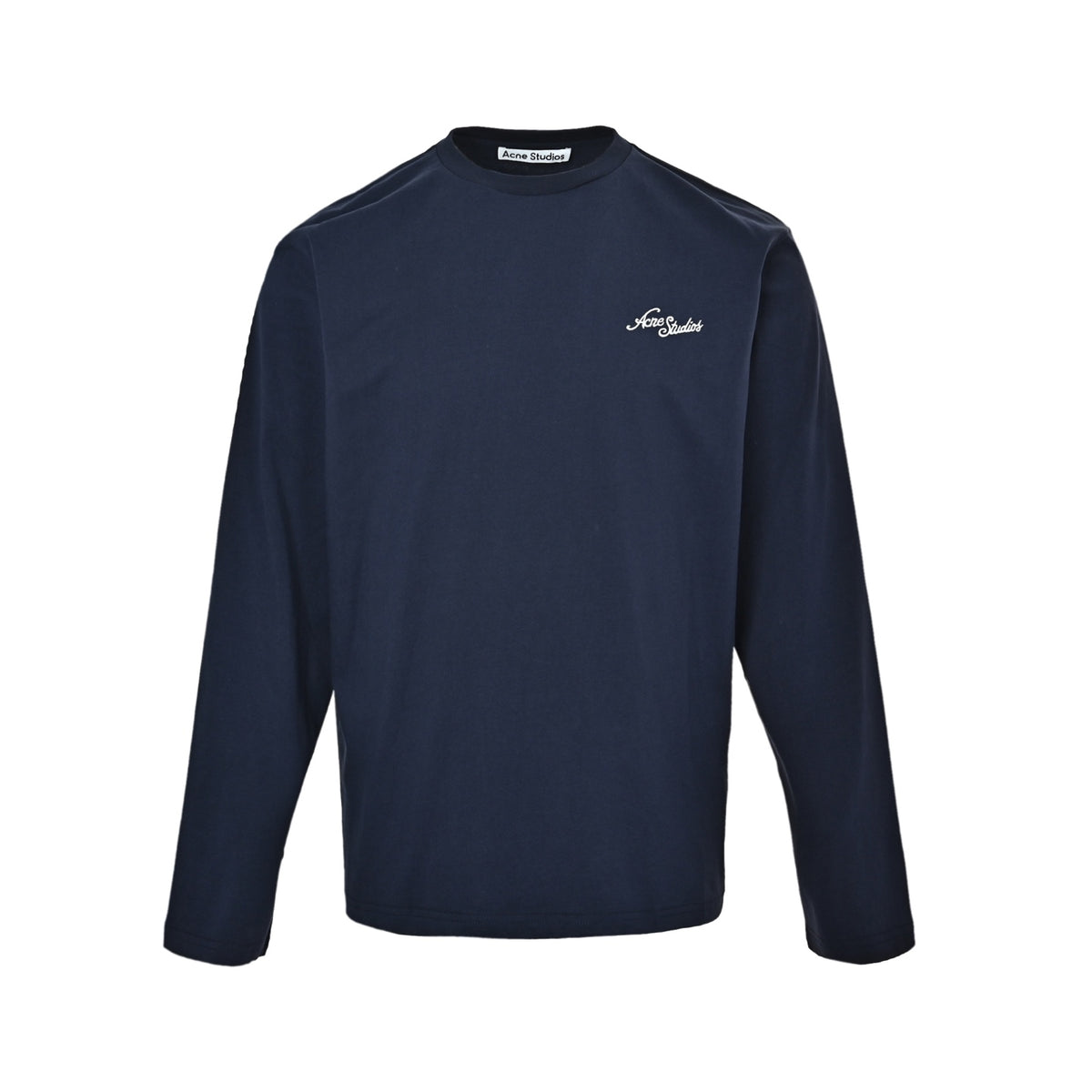 Acne Studios logo embroidered long-sleeved T-shirt
