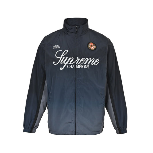 Supreme Umbro collaboration gradient design embroidered logo jacket jacket