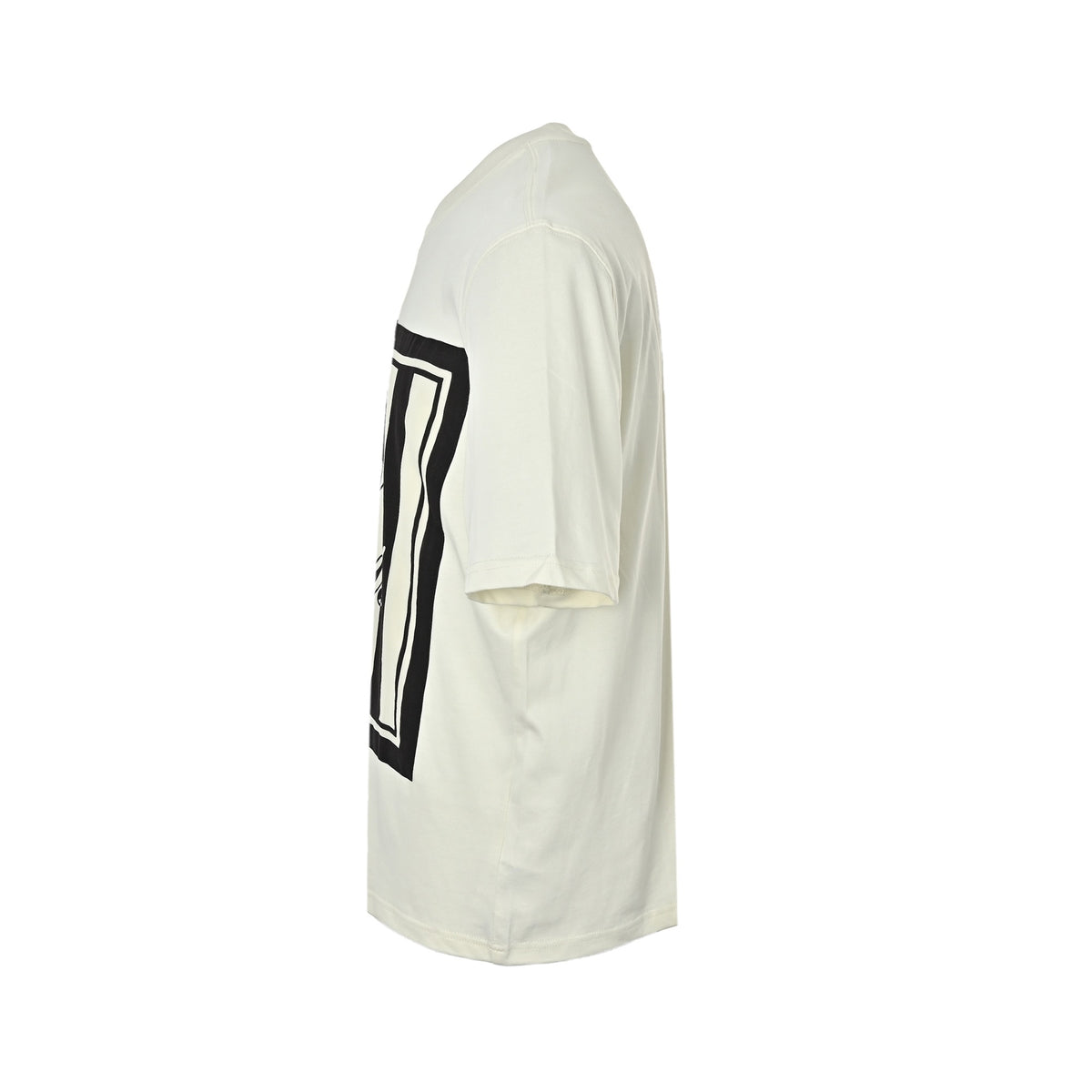 Ami Paris letter stripe patch square short sleeves
