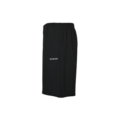 Balenciaga Back letter embroidered shorts