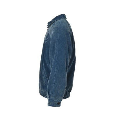 Miu Miu 25Fw washed distressed corduroy cotton jacket