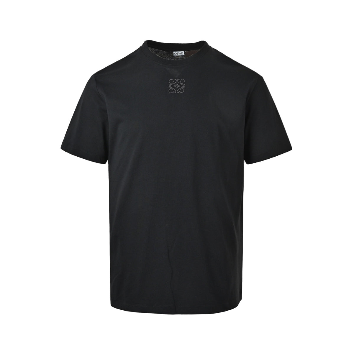 Loewe/Luoyiwei 26ss collar logo embroidered short sleeves