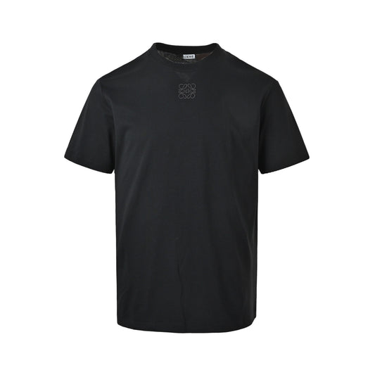 Loewe/Luoyiwei 26ss collar logo embroidered short sleeves