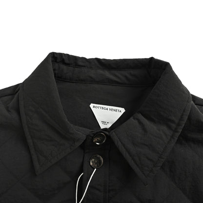Bottega Veneta/BV pocket woven logo quilted cotton jacket