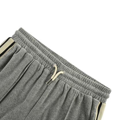 Celine gray Arc de Triomphe embroidered suit trousers