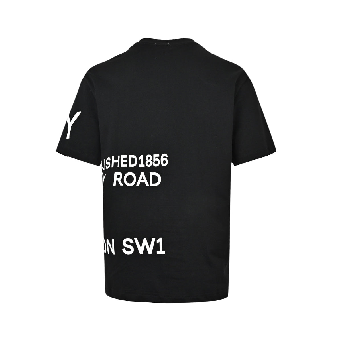 Burberry front and back letter printed logo short sleeves