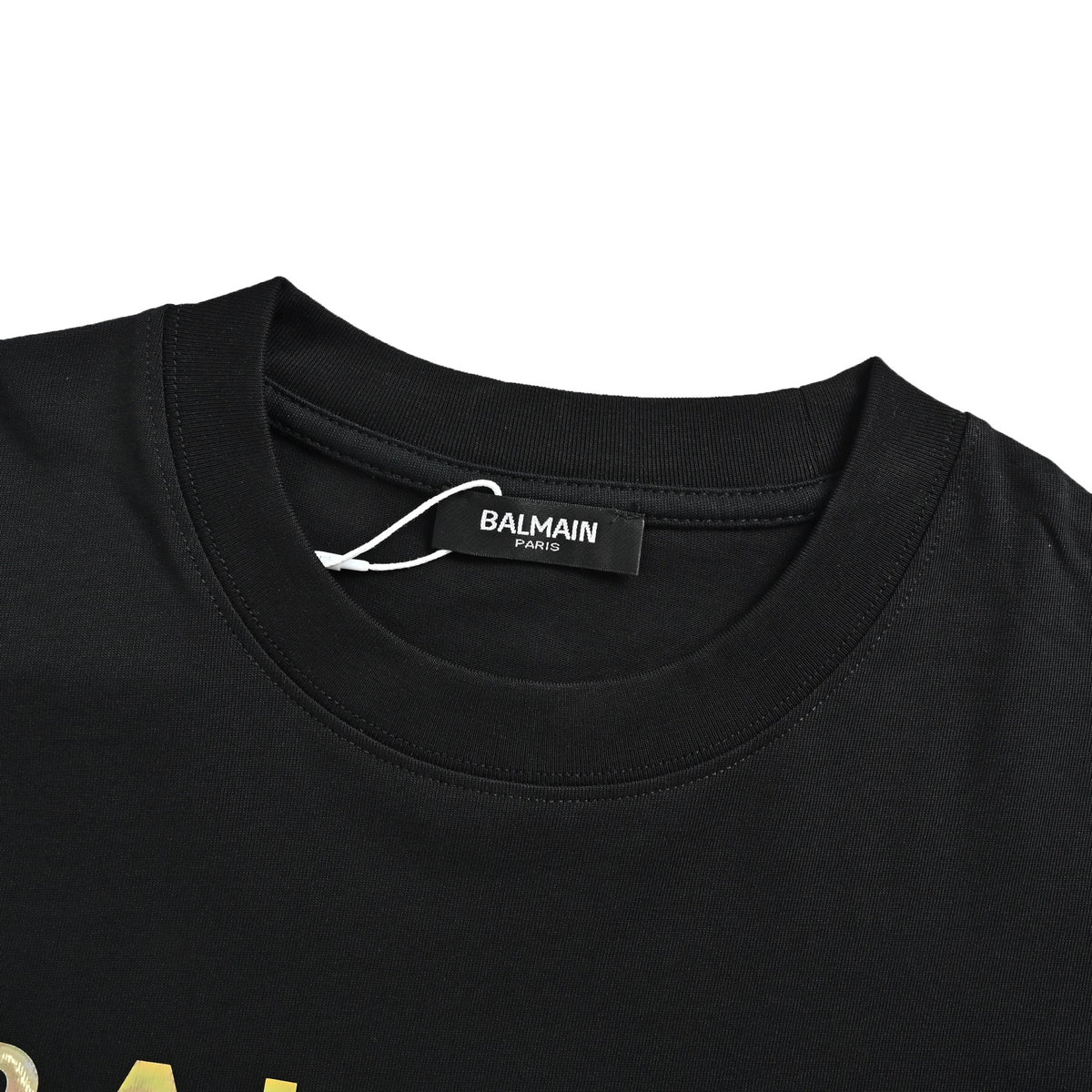 BALMAIN 26ss colorful laser letter printed short sleeves