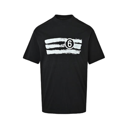 Maison Margiela/Margiela digital print round neck short sleeves