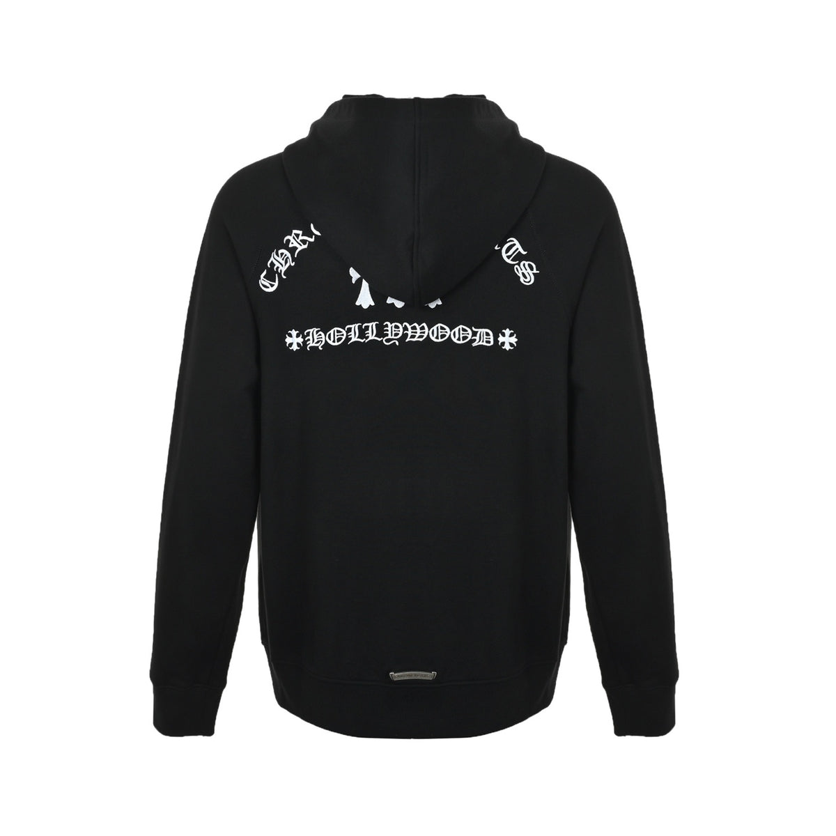Chrome Hearts/Chrome Heart hooded sweatshirt with cross embroidery on the back