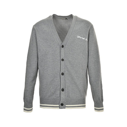 Dior 24Fw signature letter embroidered cardigan sweater