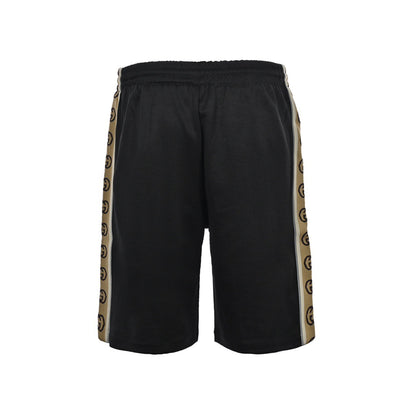 Gucci 20ss double G reflective webbing shorts on the side