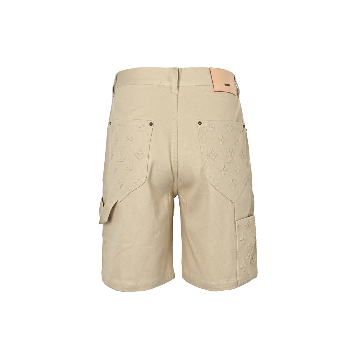 Louis Vuitton presbyopic embossed denim shorts
