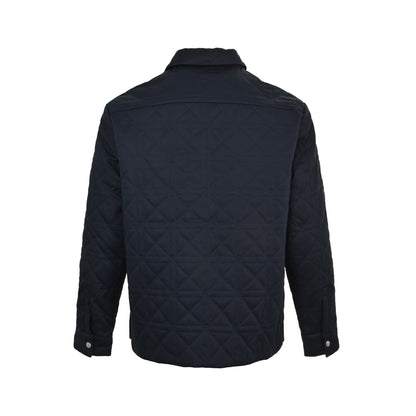 Dior cannage leather pocket cotton jacket