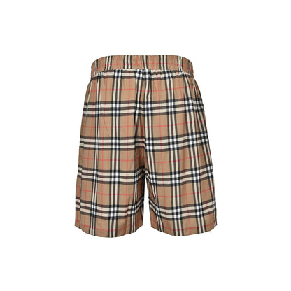 Burberry plaid beach casual shorts
