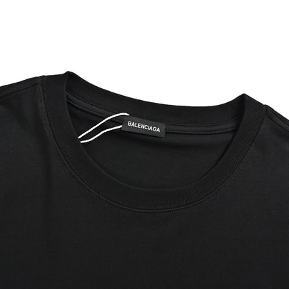 Balenciaga 26ss chest badge embroidered short sleeves