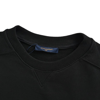 Louis Vuitton presbyopic patchwork pocket crew neck sweatshirt