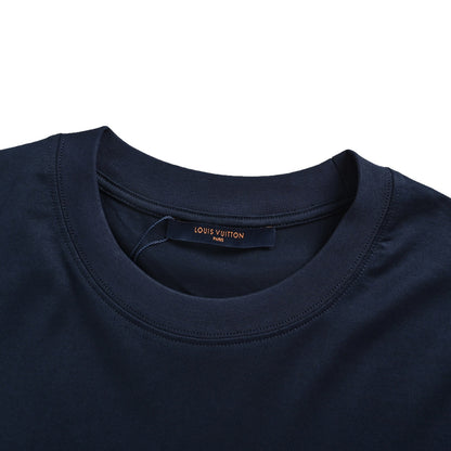 Louis Vuitton 26ss short sleeves with small logo embroidery on the chest